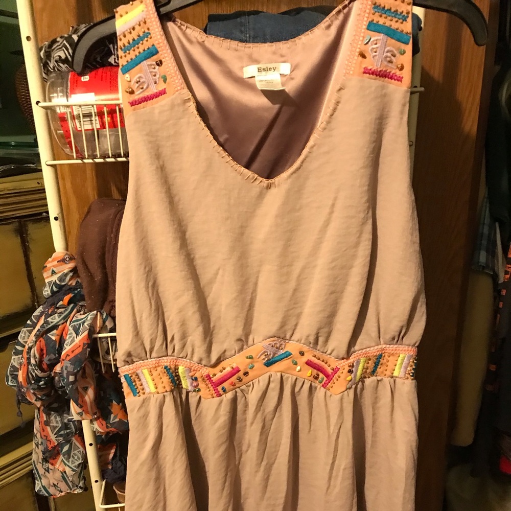 Beaded detail dress